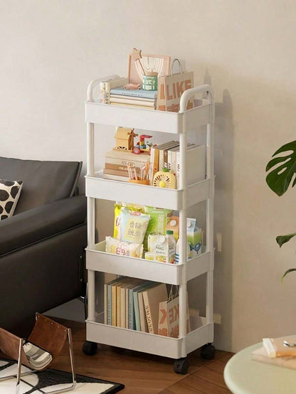 Rolling Storage Cart — Black or White