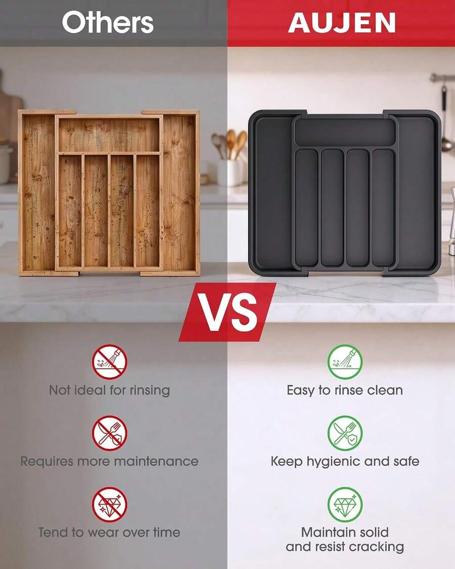 Expandable Kitchen Drawer Organizer